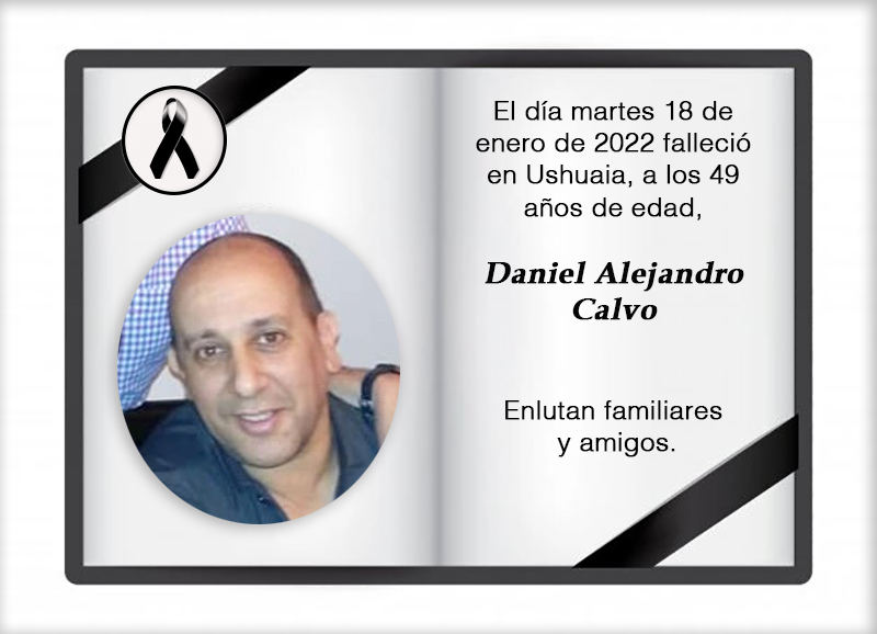 Fallecimiento | Daniel Alejandro Calvo