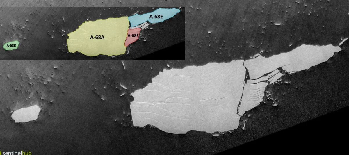 Incertidumbre por el derretimiento de un iceberg gigante en el Atlántico Sur