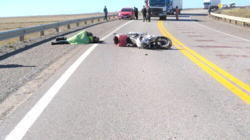 Motoquero de Olavarría perdió la vida a unos 20 kms de Río Grande