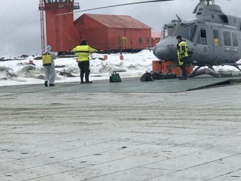 Evacuaron personal con Covid-19 positivo de la Base Esperanza en la Antártida
