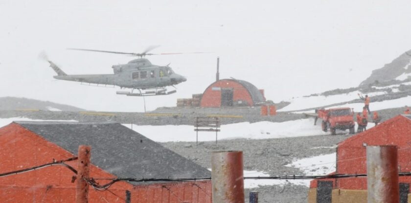 Evacuaron personal con Covid-19 positivo de la Base Esperanza en la Antártida