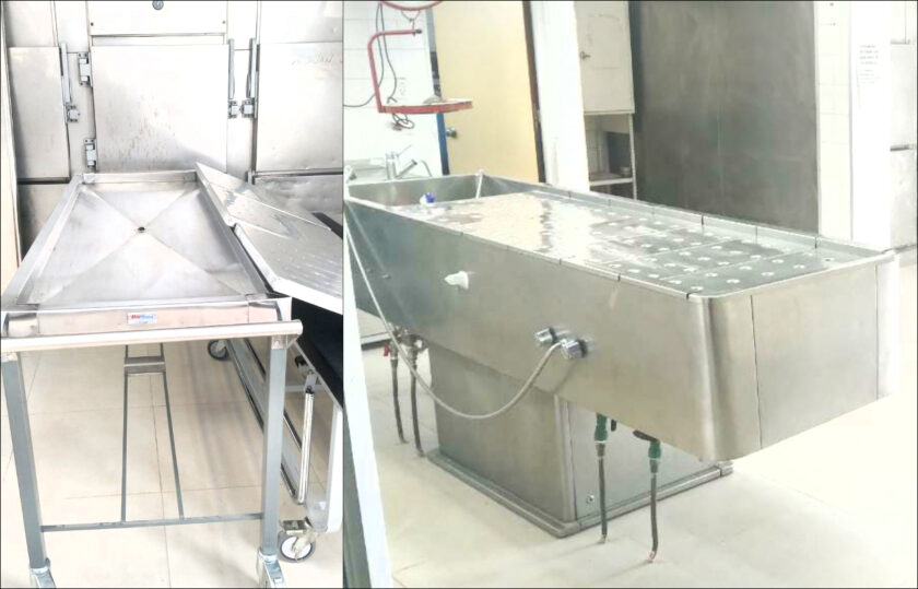 La morgue de Ushuaia incorporó una camilla de acero largamente esperada(2)
