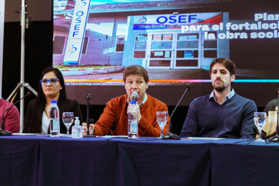 El gobernador Melella realizó la presentación del Plan de Acción para el Fortalecimiento de la OSEF
