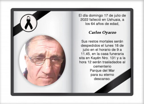Fallecimiento | Carlos Oyarzo