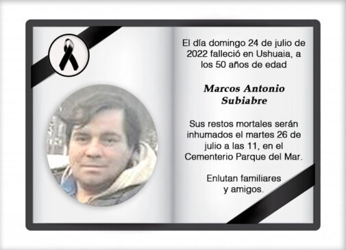 Fallecimiento | Marcos Antonio Subiabre