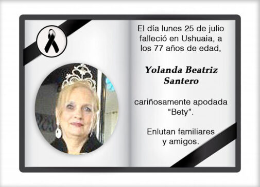 Fallecimiento | Yolanda Beatriz Santero