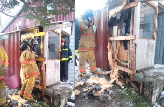Incendió su casa al intentar descongelar un caño