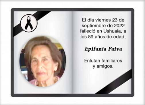 Fallecimiento | Epifanía Paiva