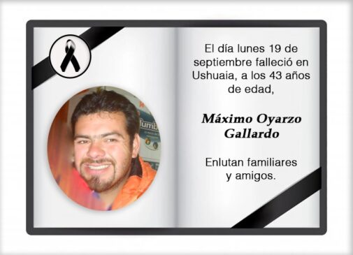 Fallecimiento | Máximo Oyarzo Gallardo