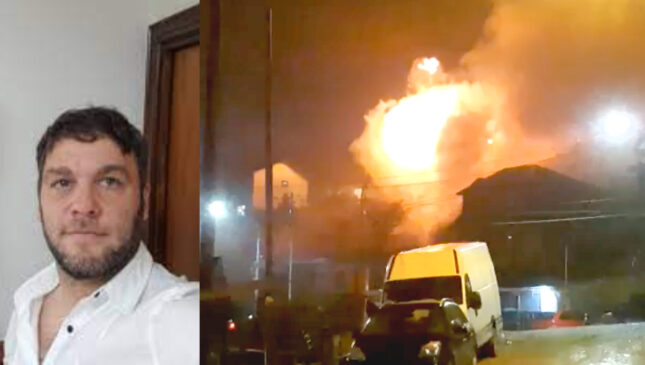 Demarco sufrió quemaduras al incendiarse su casa