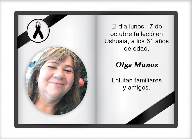 Fallecimiento | Olga Muñoz