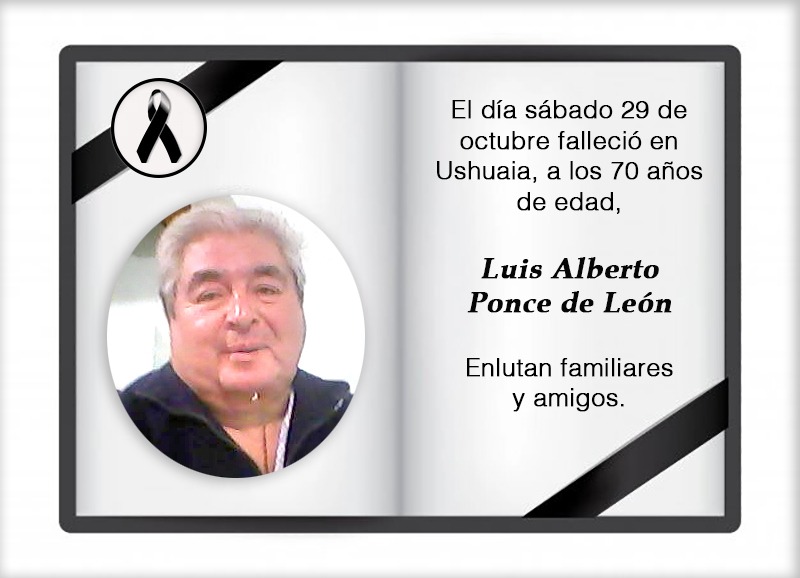 Fallecimiento | Luis Alberto Ponce de León