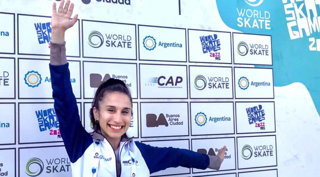 Fueguina obtuvo medalla de bronce en los World Skate Games