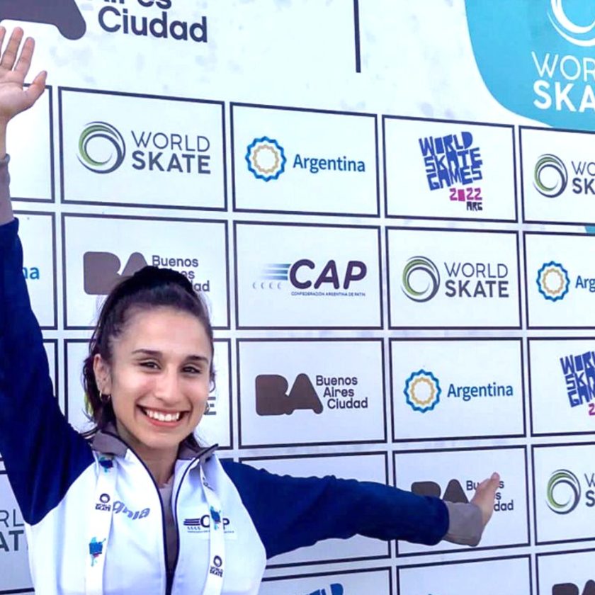 Fueguina obtuvo medalla de bronce en los World Skate Games