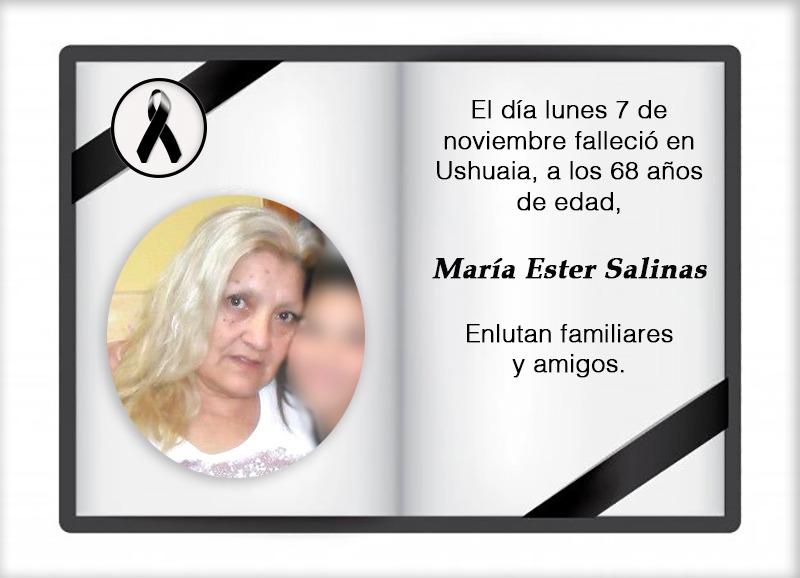 Fallecimiento | María Ester Salinas