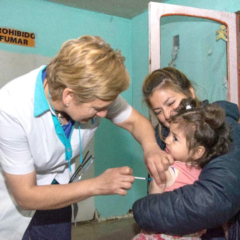"En Ushuaia todavía faltan vacunar 1100 niños de 3500", dijo Fonrradona