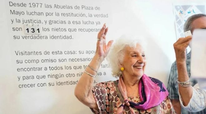 Las Abuelas de Plaza de Mayo anunciaron la restitución del nieto 131