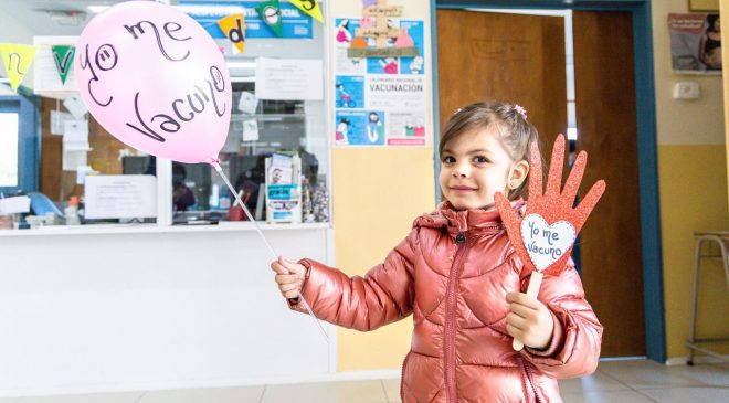 Tierra del Fuego supera el 80% de vacunación de niños contra sarampión, rubéola, paperas y poliomielitis