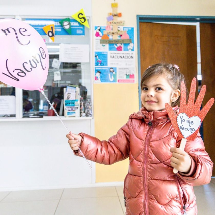 Tierra del Fuego supera el 80% de vacunación de niños contra sarampión, rubéola, paperas y poliomielitis