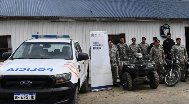 La Brigada Rural de la Policía de Tolhuin tiene nuevo patrullero