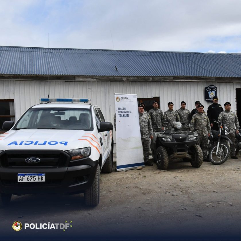 La Brigada Rural de la Policía de Tolhuin tiene nuevo patrullero