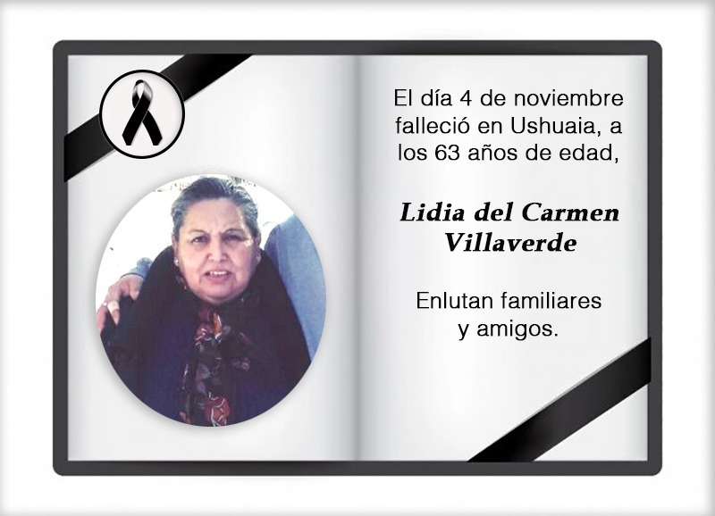 Fallecimiento | Lidia del Carmen Villaverde