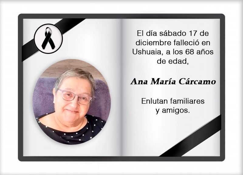 Fallecimiento | Ana María Cárcamo