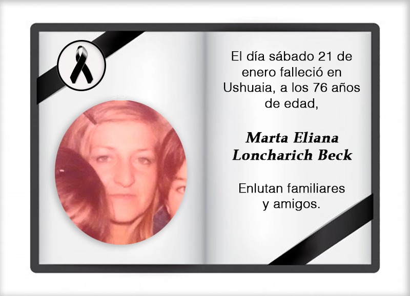 Fallecimiento | Maria Eliana Loncharich Beck