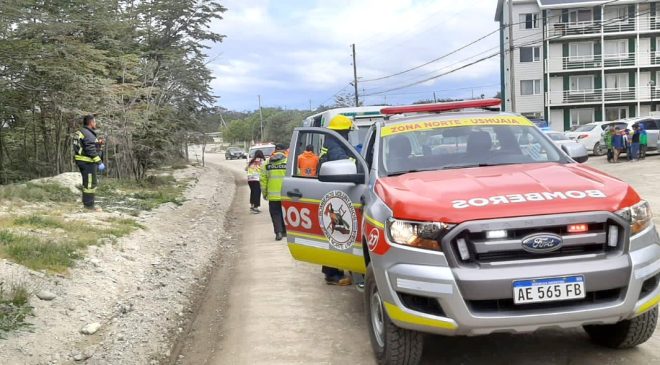 Motociclista se cayó de la moto y terminó en el hospital