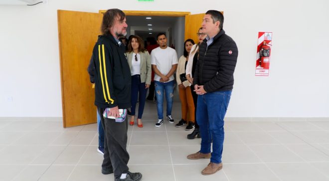 El sacerdote “Pepe” Di Paola bendijo el Espacio Joven próximo a inaugurarse
