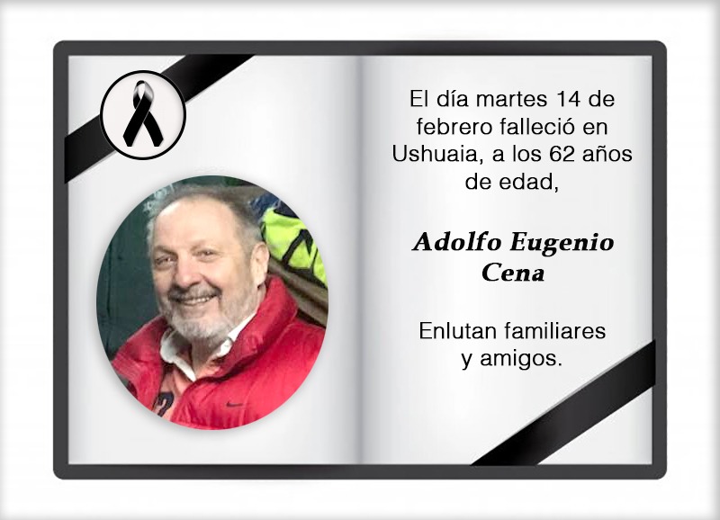 Fallecimiento | Adolfo Eugenio Cena