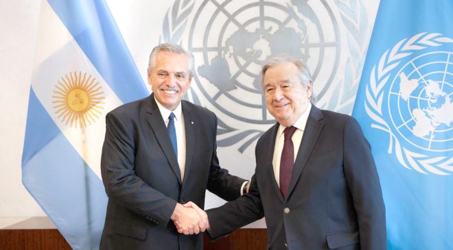 El presidente Fernández le pidió a la ONU reanudar las negociaciones por Malvinas