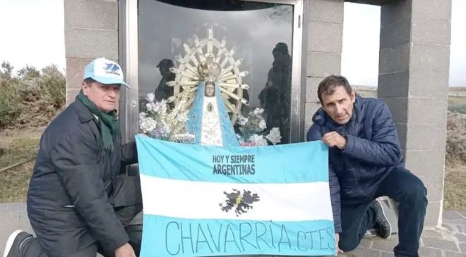 Kelper escupió en la cara a un ex combatiente argentino