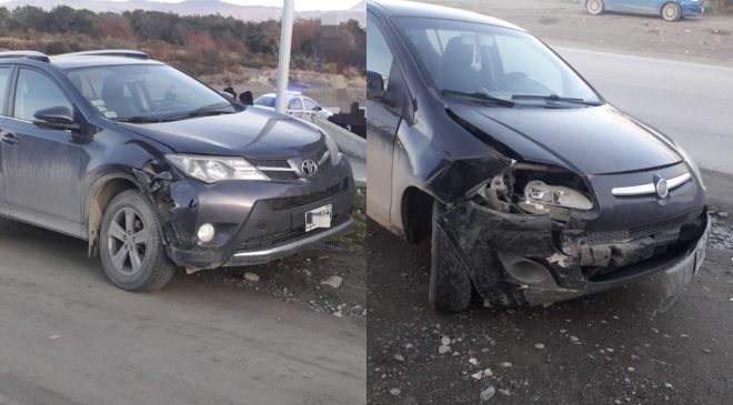 Conductoras resultan ilesas en un choque