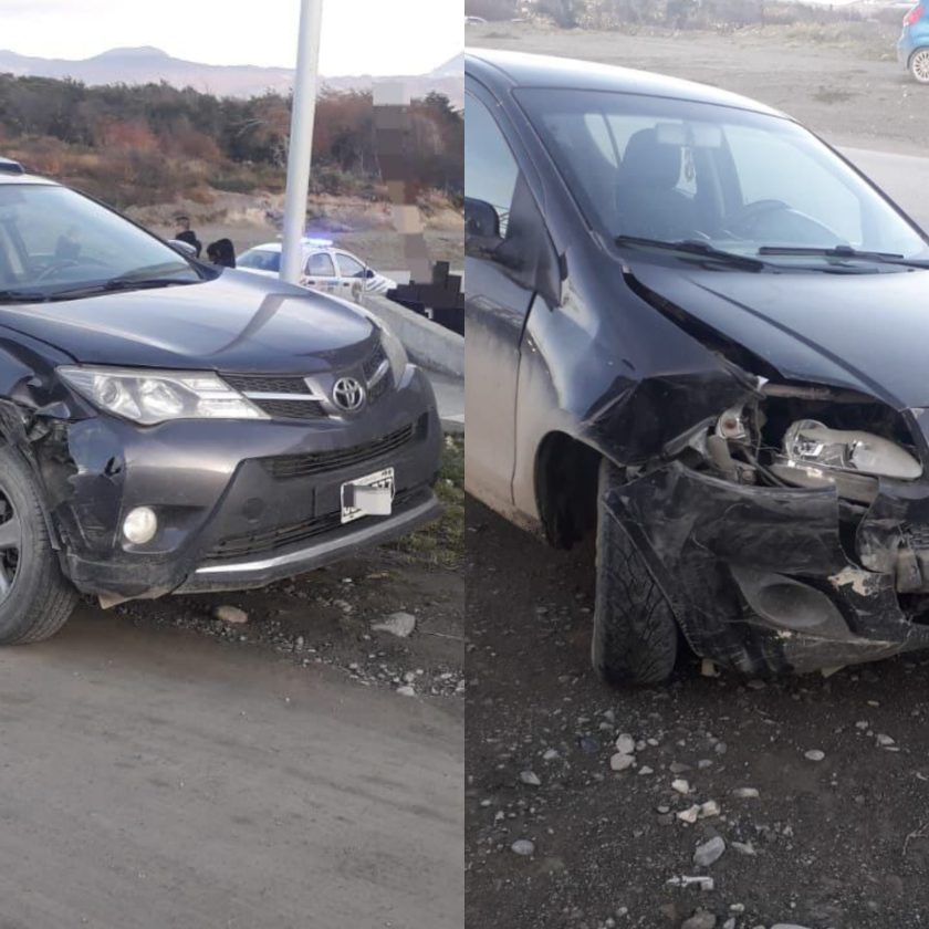 Conductoras resultan ilesas en un choque