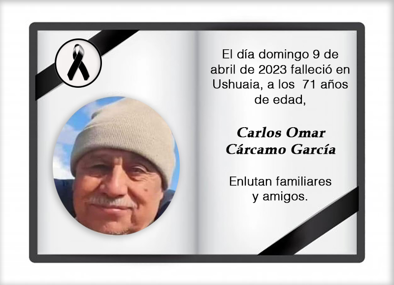 Fallecimiento | Carlos Omar Cárcamo García