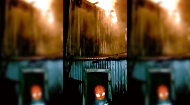 Incendio en el asentamiento “Esperanza” arroja penoso saldo