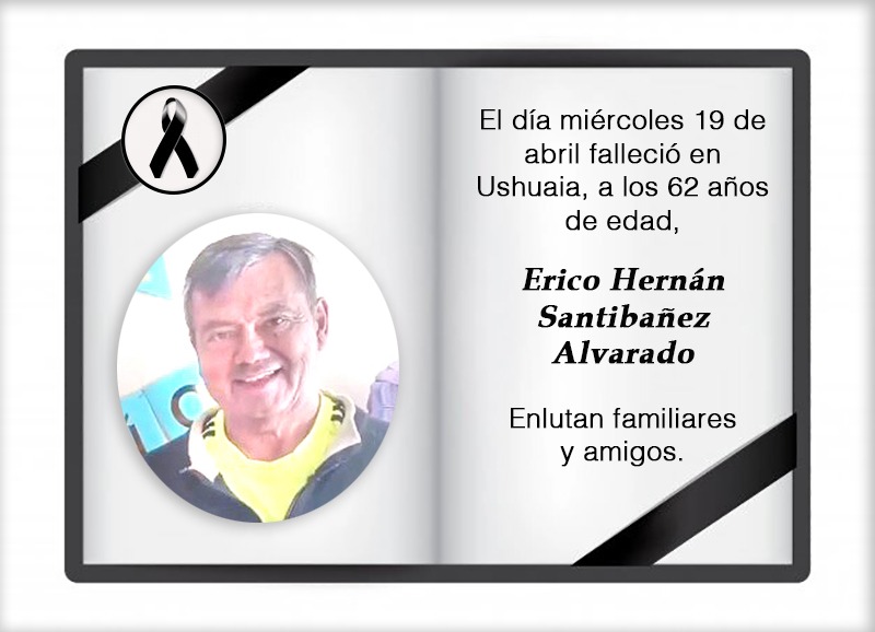 Fallecimiento | Erico Hernán Santibañez Alvarado