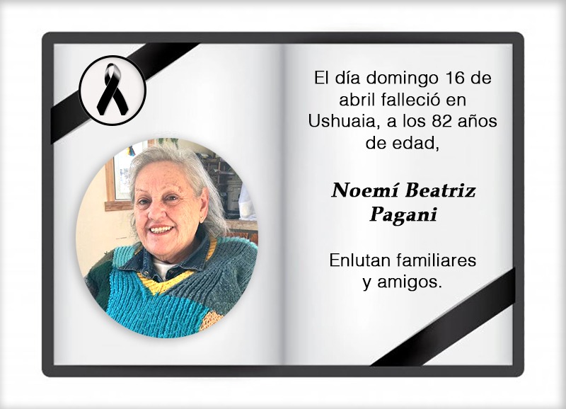 Fallecimiento | Noemí Beatriz Pagani