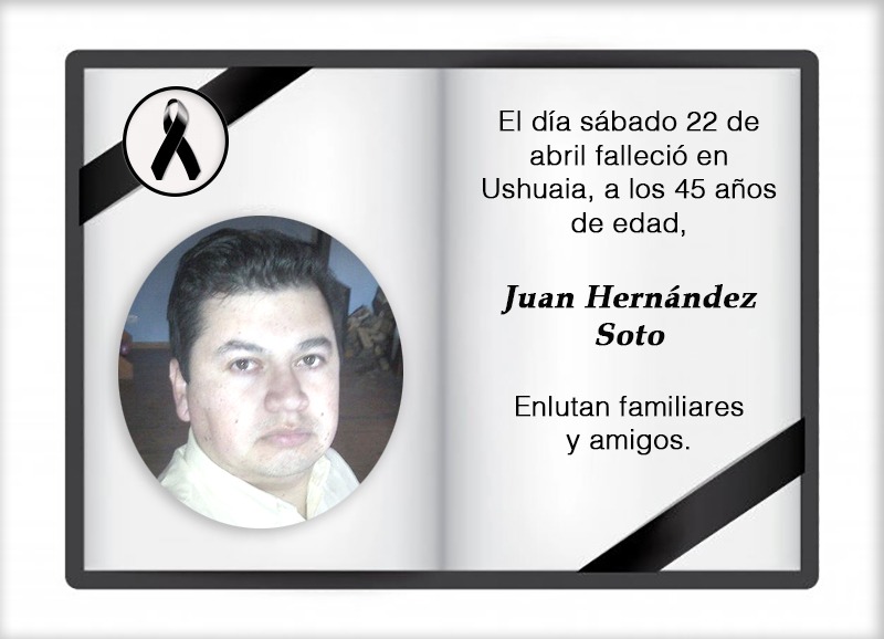 Fallecimiento | Juan Hernández Soto