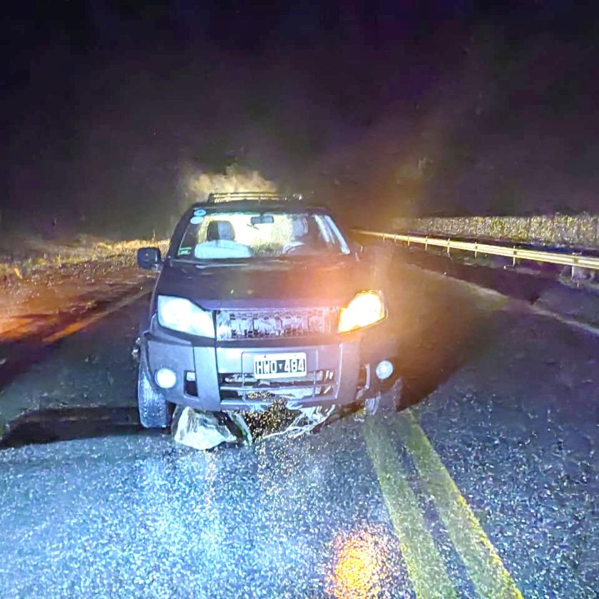 Se restableció el tránsito en el Km 2.918 de la Ruta 3