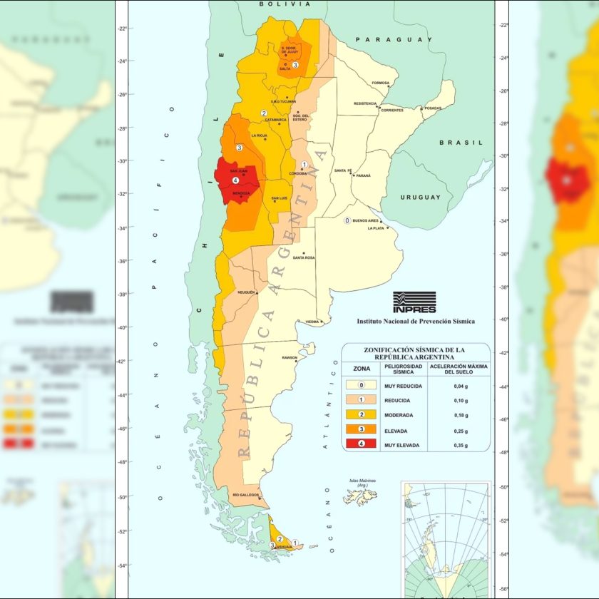 El INPRES clasificó a Tierra del Fuego como zona de peligrosidad sísmica elevada