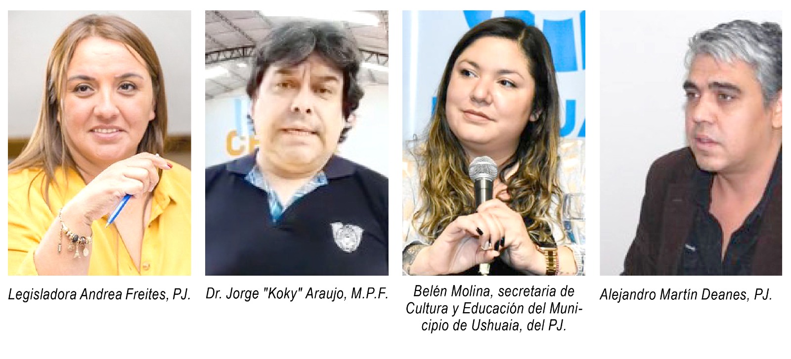 Freites, Araujo y Molina, candidatos a diputados nacionales