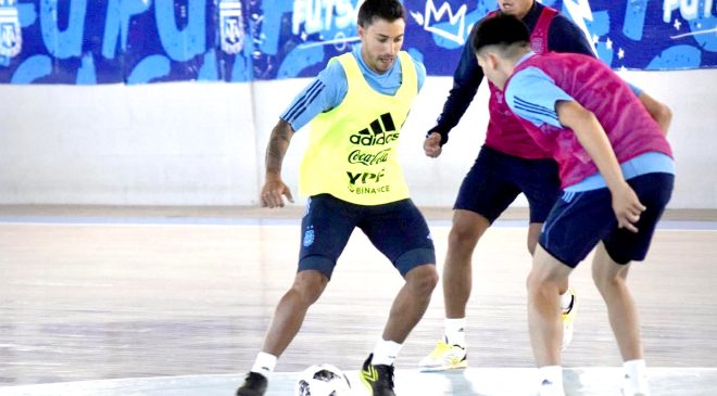 “Kiki” Vaporaki y Pablo Vidal entrenan con la Selección Argentina