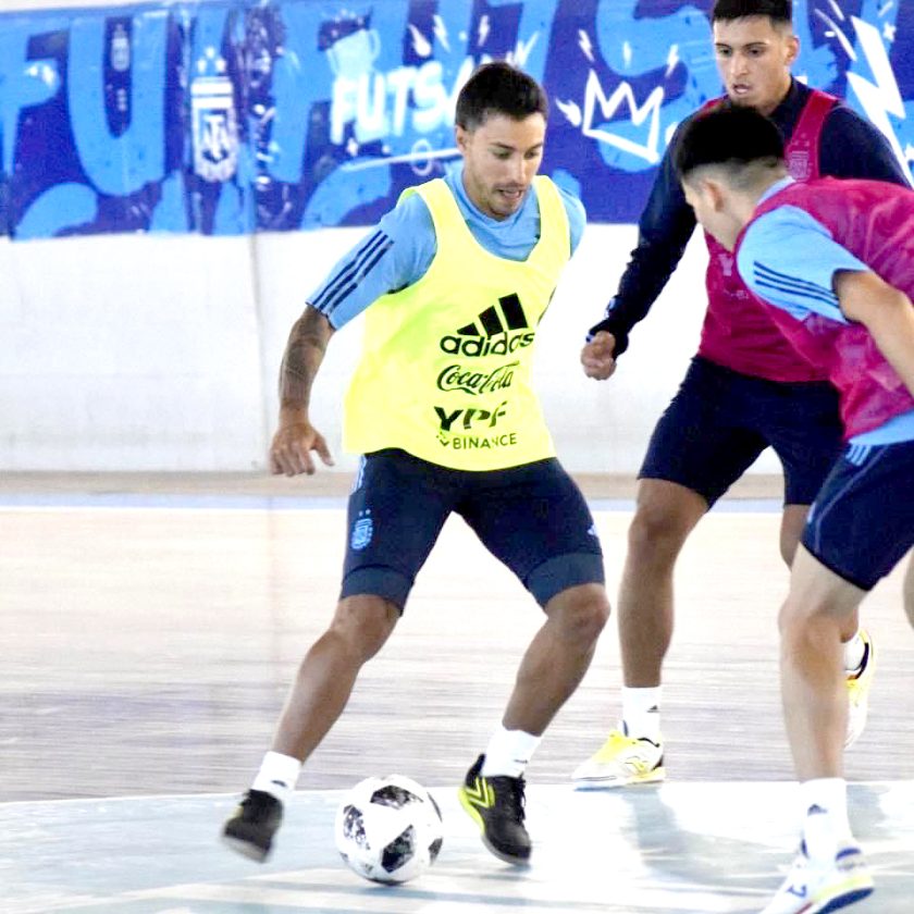 “Kiki” Vaporaki y Pablo Vidal entrenan con la Selección Argentina