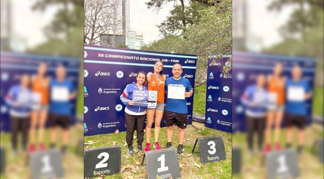 La ushuaiense Antonella Ojeda se coronó campeona argentina en salto en largo