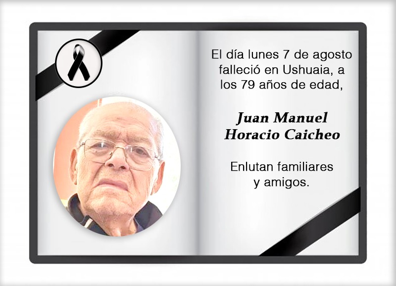 Fallecimiento | Juan Manuel Horacio Caicheo