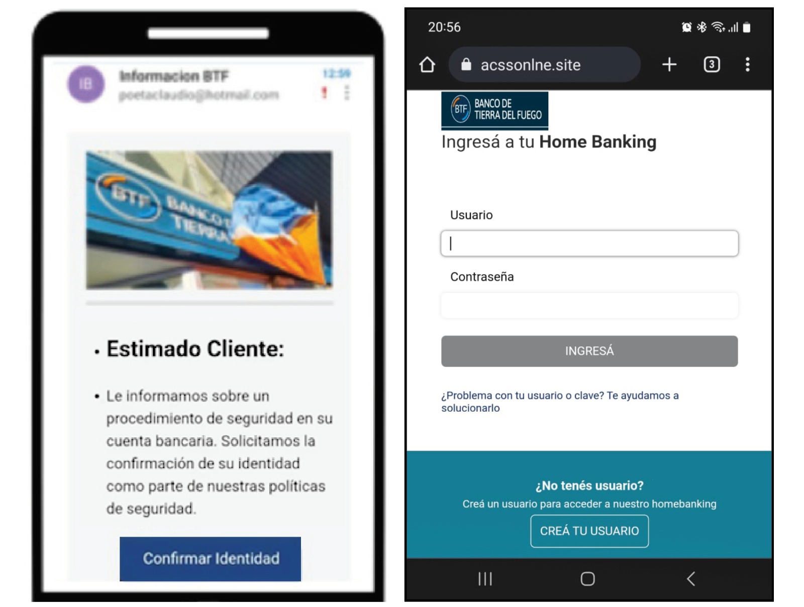 El Banco Tierra del Fuego advierte sobre los nuevos intentos de estafas