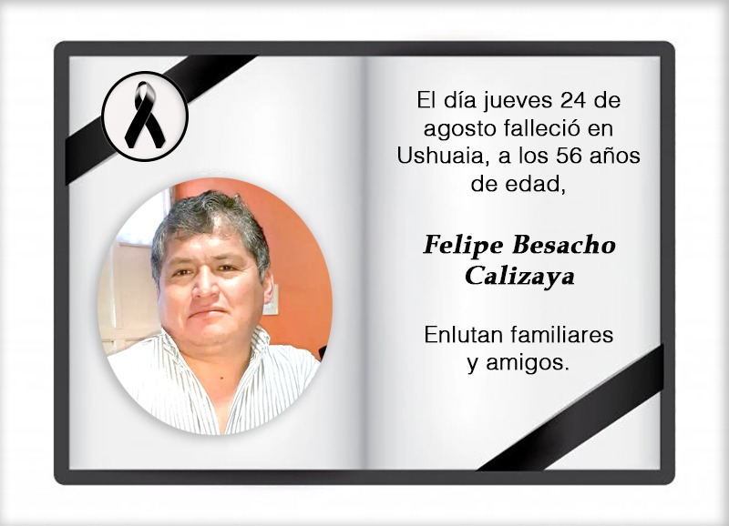 Fallecimiento | Felipe Besacho Calizava