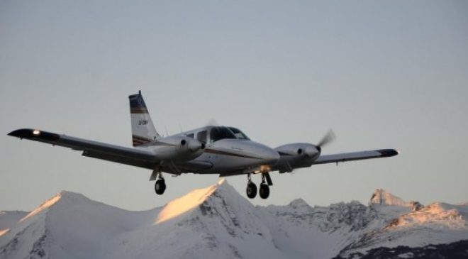Hoy un avión del Aeroclub Ushuaia sobrevolará Península Mitre